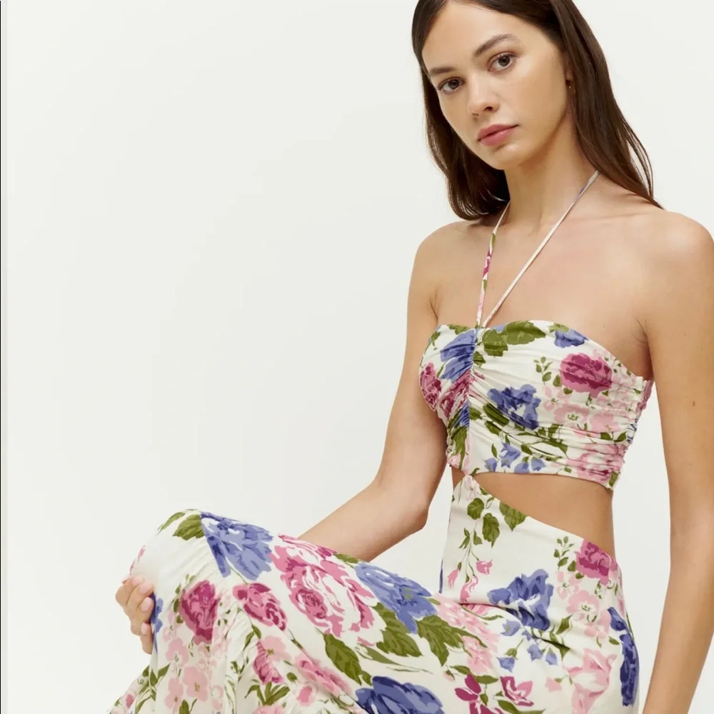 NWOT Reformation Rita Dress in Color Donna Size 4 - Picture 4 of 5